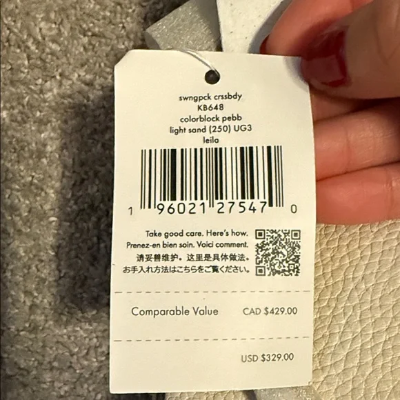 Kate Spade Two-Tone Leather Crossbody Bag - Picture 2 of 6